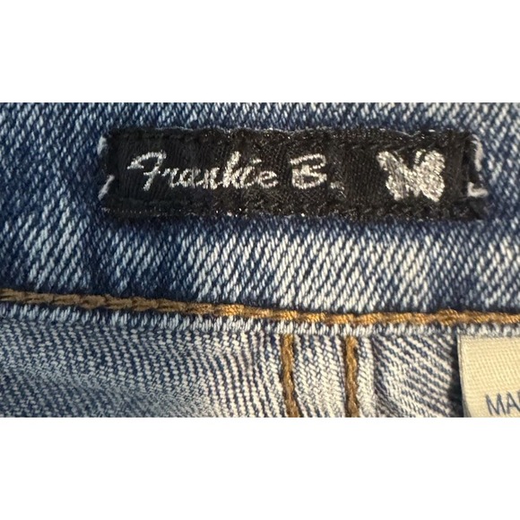 Vintage Y2K Frankie B Jeans Low Rise Ultra Flare Bell Bottom Medium Wash Sz 4 - Picture 9 of 9